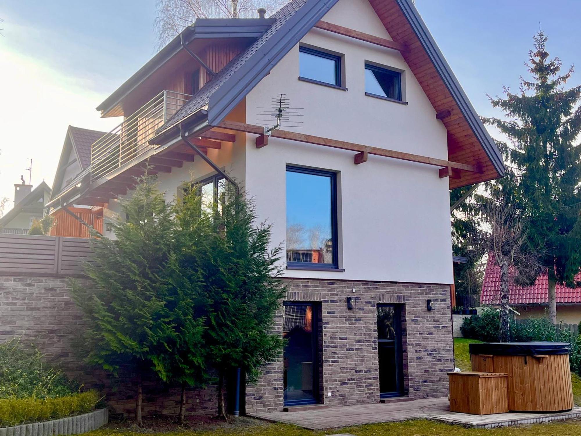 Mazursko - Komfortowe Domy 8 Osobowe Nad Jeziorem, Balia Lub Sauna Кретовины Экстерьер фото